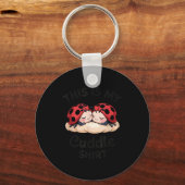 Cute Ladybug Couple This Is My Cuddle Sleutelhanger (Voorkant)