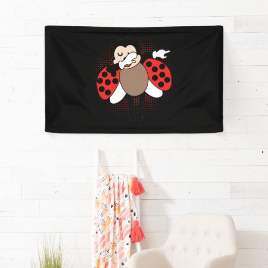 Cute Ladybug Dabbing Spandoek (Insitu)