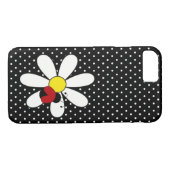 Cute Ladybug Daisy iPhone 7 Hoesje (Achterkant (Horizontaal))
