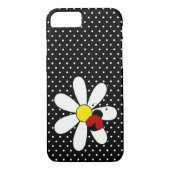 Cute Ladybug Daisy iPhone 7 Hoesje (Achterkant)