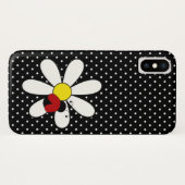 Cute Ladybug Daisy Polka Dot Pattern Case-Mate iPhone Case (Achterkant (horizontaal))
