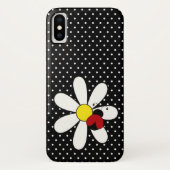 Cute Ladybug Daisy Polka Dot Pattern Case-Mate iPhone Case (Achterkant)