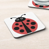 Cute Ladybug Drankjes Onderzetter (Linkerzijde)