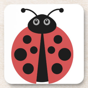 Cute Ladybug Drankjes Onderzetter