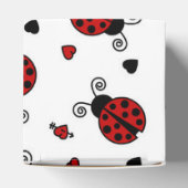 Cute Ladybug en Hearts Pattern Bedankdoosjes (Bovenkant)