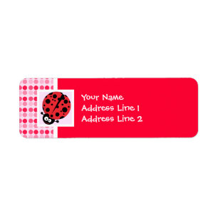 Cute Ladybug Etiket