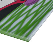 Cute Ladybug Family Illustration Snijplank (Hoek)