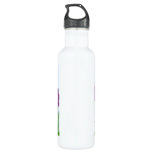 Cute Ladybug Family Illustration Waterfles (Achterkant)