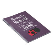 Cute Ladybug Gifts Funny Insect Bugs Cartoon Pink Notitieboek (Rechterzijde)
