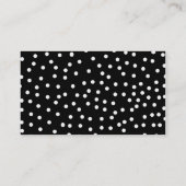 Cute Ladybug Girl-kaart Contactkaartje (Achterkant)