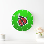 Cute Ladybug; Groen Grote Klok (Huis)