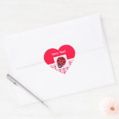 Cute Ladybug Hart Sticker (Envelop)