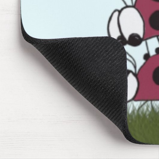 Cute Ladybug Je bent mijn steen Muismat (Hoek)