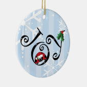 Cute Ladybug Joy Ornament (Rechts)