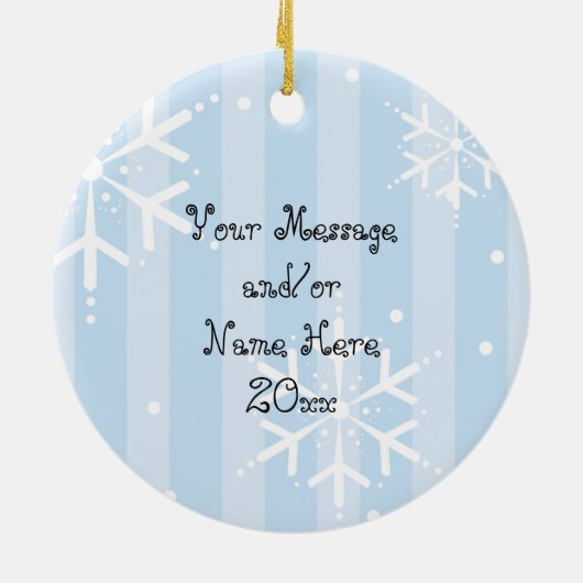 Cute Ladybug Joy Ornament (Achterkant)