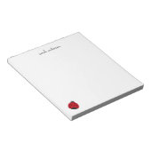 Cute Ladybug Kinder Personalized Notitieblok (Schuin)