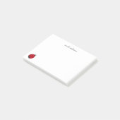 Cute Ladybug Kinder Personalized Post-it® Notes (Schuin)