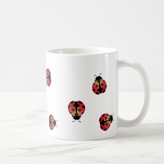Cute Ladybug Koffiemok (Rechts)
