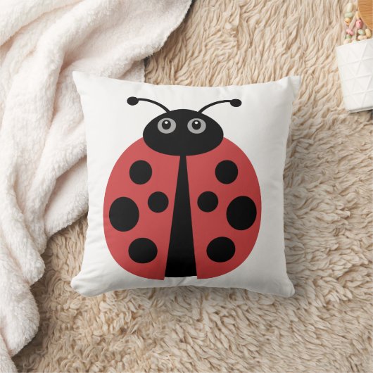 Cute Ladybug Kussen (Deken)