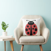 Cute Ladybug Kussen (Stoel)