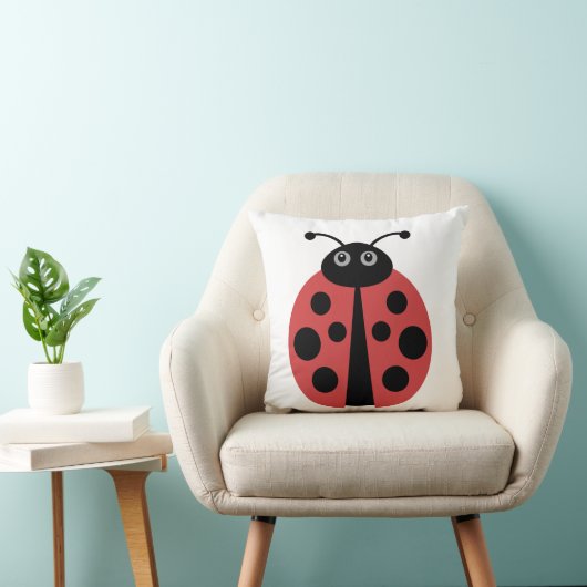 Cute Ladybug Kussen (Stoel)