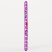 Cute ladybug ladybird meisjes noemen paars Case-Mate iPhone case (Achterkant/rechts)