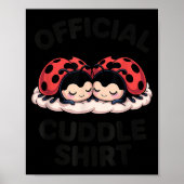 Cute Ladybug Love Cuddle  Poster (Voorkant)