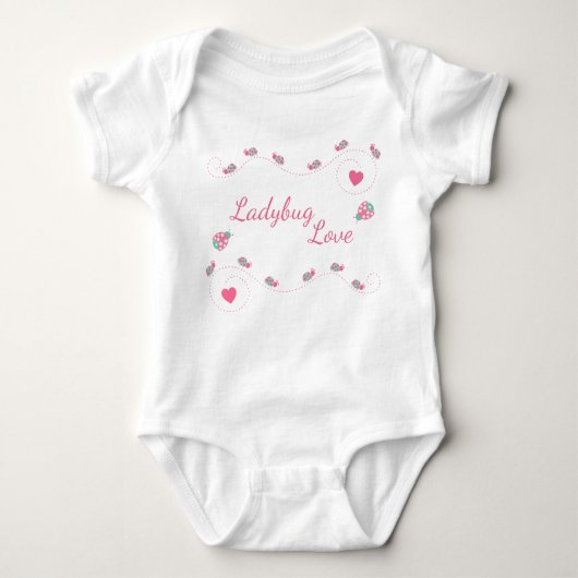 Cute Ladybug Love Romper (Voorkant)