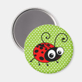 Cute Ladybug Magneet (Voorkant / Achterkant)
