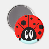 Cute Ladybug Magneet (Voorkant / Achterkant)
