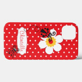 Cute ladybug meisjes noemen rode iphone 5 hoesje (Achterkant (horizontaal))