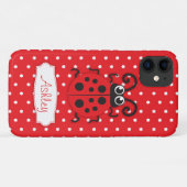 Cute ladybug meisjes noemen rode iphone Case-Mate iPhone case (Achterkant (horizontaal))