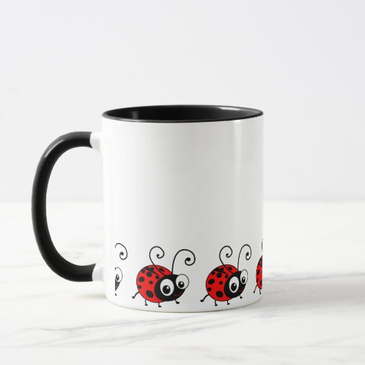 Cute Ladybug Mok (Links)