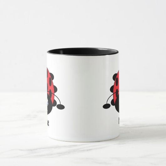 Cute Ladybug Mok (Midden)