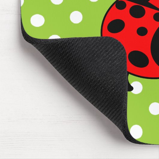 Cute Ladybug Muismat (Hoek)