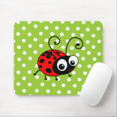 Cute Ladybug Muismat (Met muis)