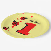 Cute Ladybug Papieren Bordje (Gekanteld)