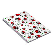 Cute ladybug-patroon notitieboek (Rechterzijde)