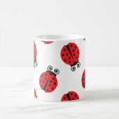 Cute Ladybug Pattern Koffiemok (Center)