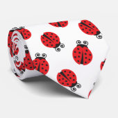 Cute Ladybug Pattern Stropdas (Opgerold)