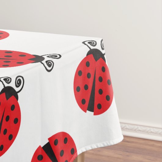 Cute Ladybug Pattern Tafelkleed (Voorbeeld)