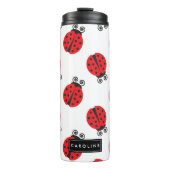 Cute Ladybug Pattern Thermosbeker (Voorkant)