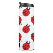 Cute Ladybug Pattern Thermosbeker (Geroteerd rechts)