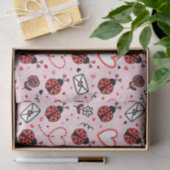 Cute Ladybug Pattern Tissue Paper Tissuepapier (Geschenk)