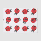 Cute Ladybug Pattern Tissuepapier (Voorkant)