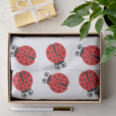 Cute Ladybug Pattern Tissuepapier (Geschenk)