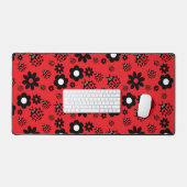 Cute ladybug Patterned Bureaumat (Keyboard & Muis)