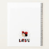 Cute Ladybug Personalized Girl Planner (Achterkant)