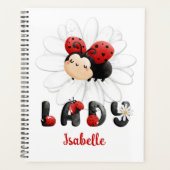 Cute Ladybug Personalized Girl Planner (Voorkant)