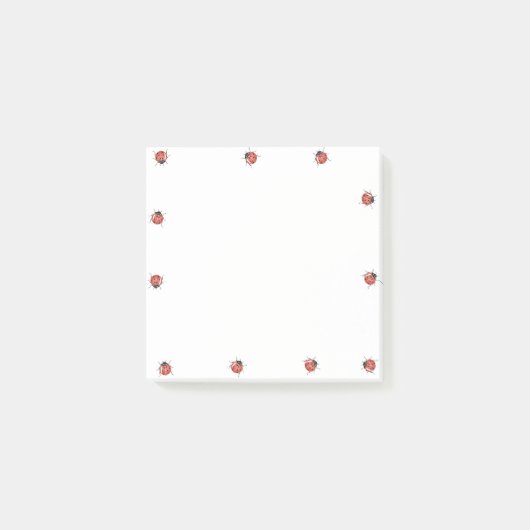 Cute Ladybug Post-it® Notes (Voorkant)